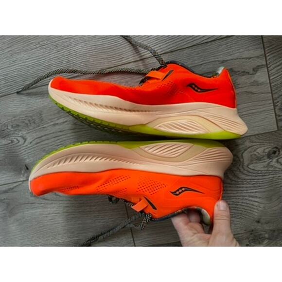 EUC Saucony Womens Ride 15 Running Shoe Campfire Story size 8.5 - Picture 3 of 8